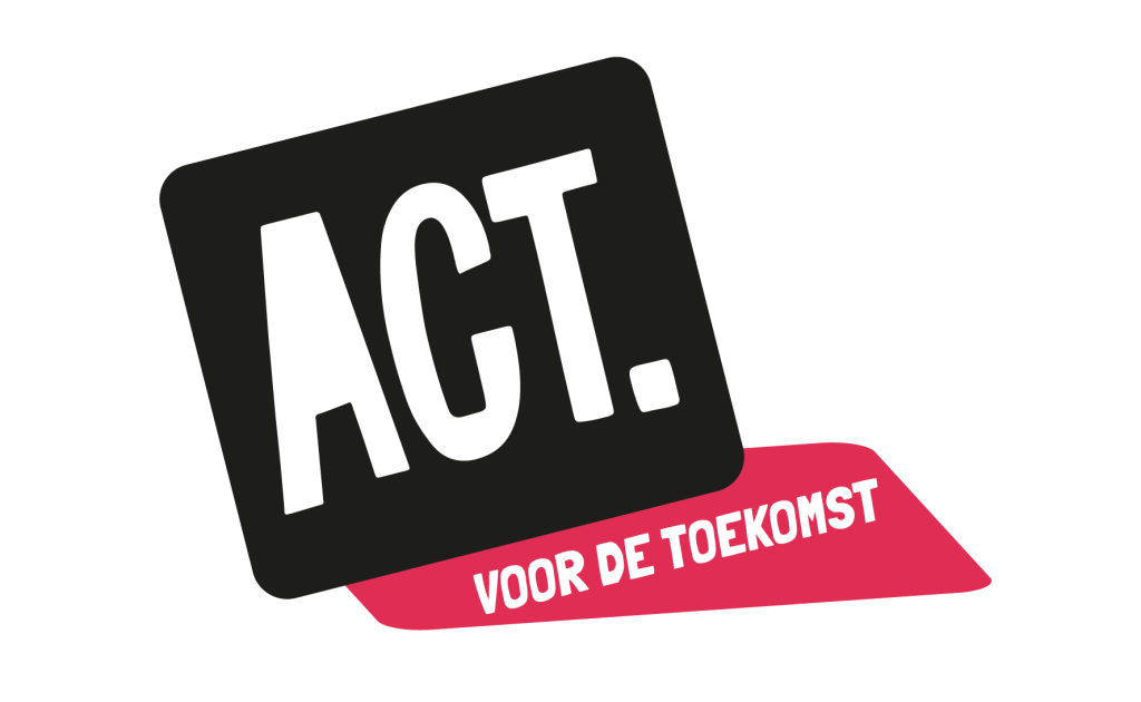 logo met de tekst Act. voor de toekomst