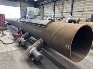constructie van de nieuwe dukdalven