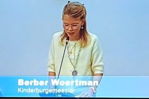 foto van kinderburgemeester Berber Woertman