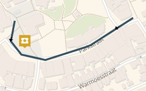afsluiting Groeneplaats en Parkstraat tijdens markt